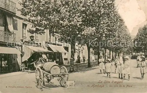 AK / Ansichtskarte Hendaye_64 Un coin de la Place 