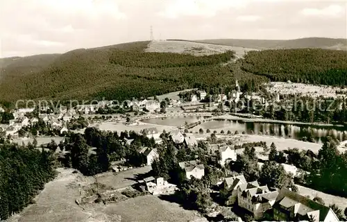 AK / Ansichtskarte Hahnenklee Bockswiese_Harz Fliegeraufnahme Hahnenklee Bockswiese