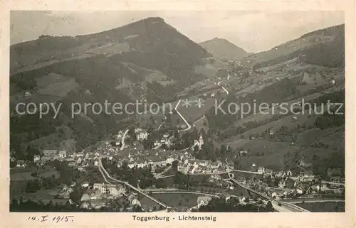 AK / Ansichtskarte Lichtensteig Panorama Lichtensteig