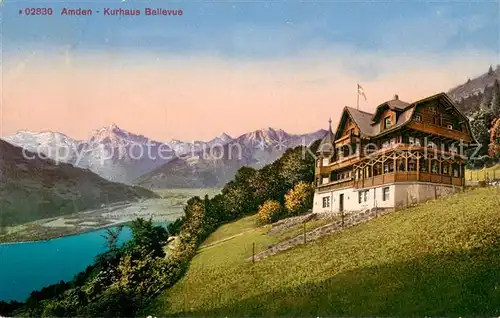 AK / Ansichtskarte Amden_SG Kurhaus Bellevue Amden_SG