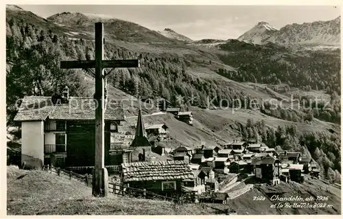 AK / Ansichtskarte Chandolin_VS et la Bella Tola Chandolin VS