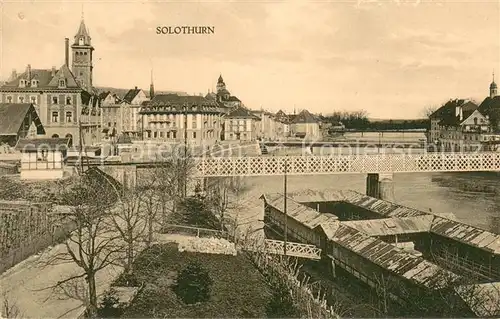 AK / Ansichtskarte Solothurn Panorama Solothurn