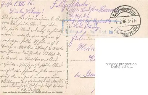 AK / Ansichtskarte Senones_Vosges Strassenansicht Feldpost Senones Vosges