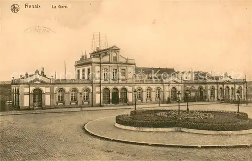 AK / Ansichtskarte Renaix Bois La Gare Feldpost 