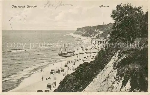 AK / Ansichtskarte Rewahl_Rewal_Ostsee Strandpartie 