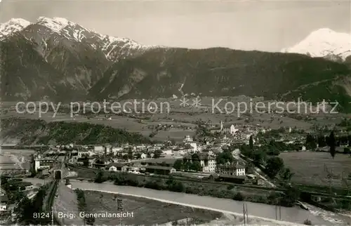 AK / Ansichtskarte Brig_Brigue_VS Fliegeraufnahme 