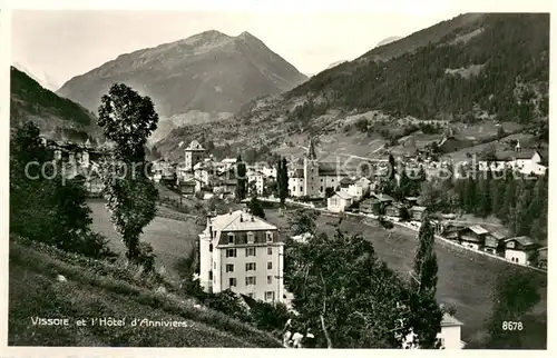 AK / Ansichtskarte Vissoie_VS et lHotel d Anniviers 