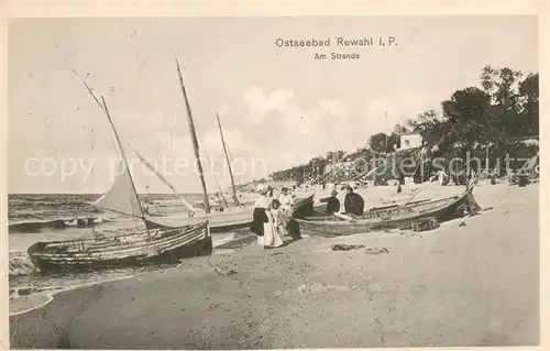 AK / Ansichtskarte Rewahl_Rewal_Ostsee Am Strand 