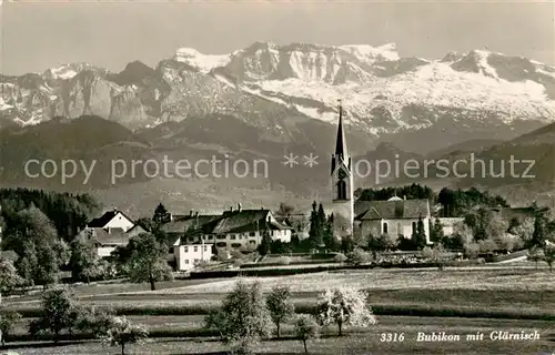 AK / Ansichtskarte Bubikon mit Glaernisch Bubikon