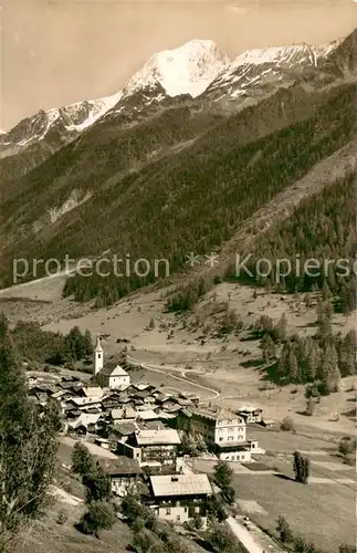 AK / Ansichtskarte Kippel_VS im Loetschental mit Bietschhorn 