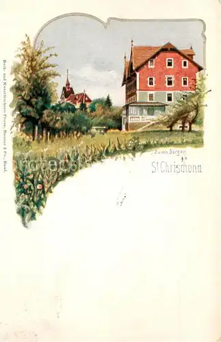 AK / Ansichtskarte St_Chrischona Haus Zu den Bergen St_Chrischona