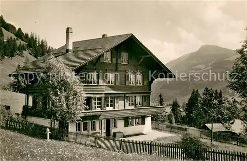 AK / Ansichtskarte Adelboden Haus Sonnenrain Aussenansicht Adelboden