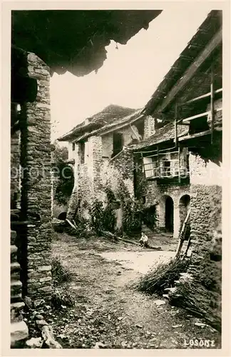 AK / Ansichtskarte Losone_TI Dorfmotiv 