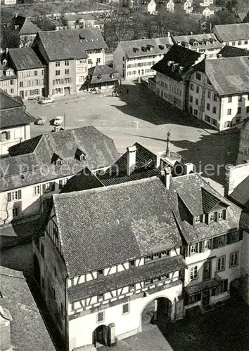 AK / Ansichtskarte Zofingen Blick vom Kirchturm auf Thutplatz Zofingen