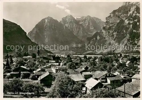 AK / Ansichtskarte Mollis Panorama mit Glaernischkette Mollis