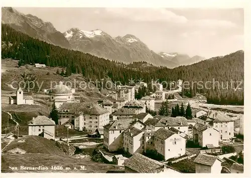 AK / Ansichtskarte San_Bernardino_GR Panorama San_Bernardino_GR