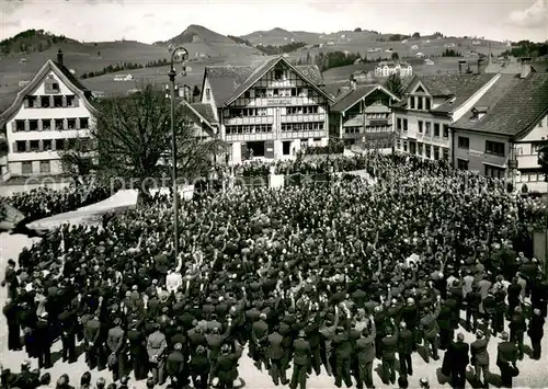 AK / Ansichtskarte Appenzell_IR Landsgemeinde Versammlung Appenzell IR
