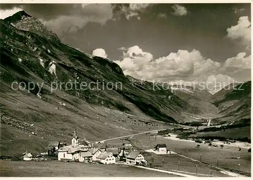 AK / Ansichtskarte Realp_UR mit Urserntal 