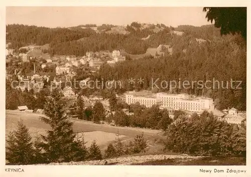 AK / Ansichtskarte Krynica__Zdroj Nowy Dom Zdrojowy 