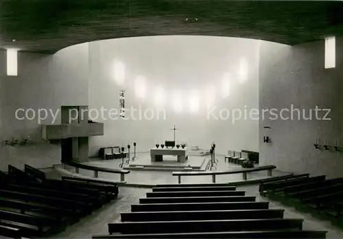 AK / Ansichtskarte Glarus_GL St. Fridolinskirche Innenansicht Glarus_GL