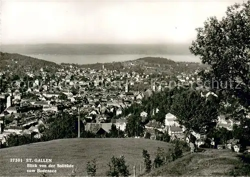 AK / Ansichtskarte St_Gallen_SG Panorama Blick von der Solituede zum Bodensee St_Gallen_SG