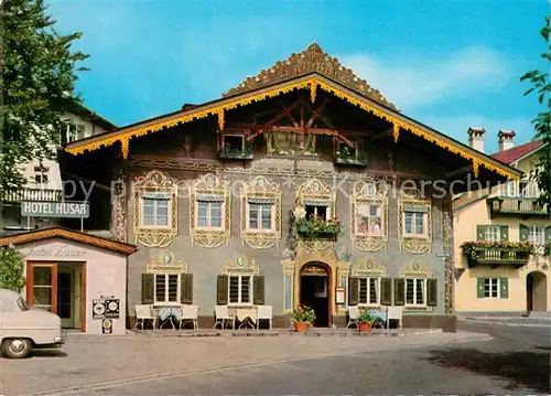 AK / Ansichtskarte Garmisch Partenkirchen Hotel Husar Garmisch Partenkirchen