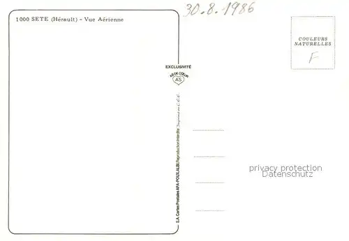 AK / Ansichtskarte Sete_Cette Vue aerienne 