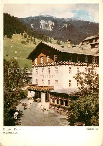 AK / Ansichtskarte St_Anton_Arlberg Hotel Post St_Anton_Arlberg