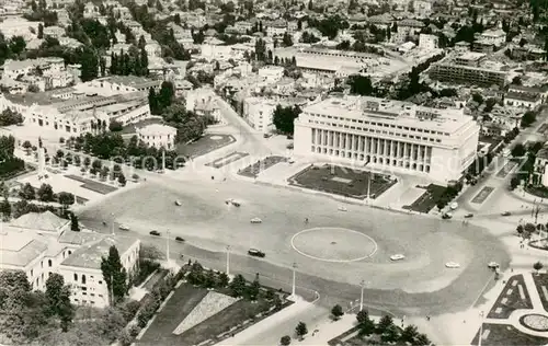 AK / Ansichtskarte Bukarest Fliegeraufnahme Piata Victoriei Bukarest