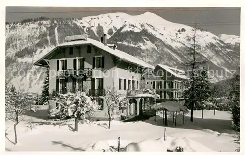 AK / Ansichtskarte Morzine Hotel Bellevue im Schnee Morzine
