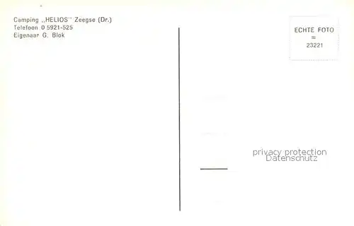 AK / Ansichtskarte Zeegse Fliegeraufnahme Camping Helios Zeegse