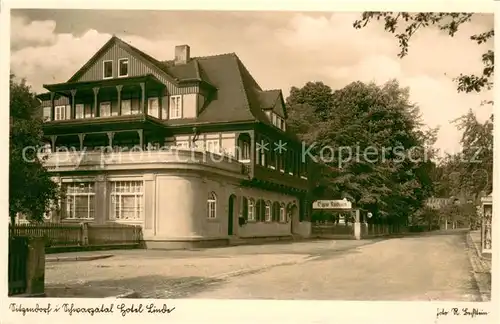 AK / Ansichtskarte Sitzendorf_Thueringen Hotel Linde Aussenansicht Sitzendorf Thueringen