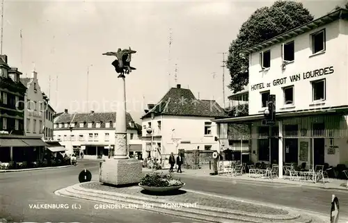 AK / Ansichtskarte Valkenburg_ZL_Suedholland Grendelplein met Monument 