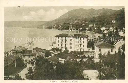 AK / Ansichtskarte Fasano_Lago_di_Garda Teilansicht Fasano_Lago_di_Garda