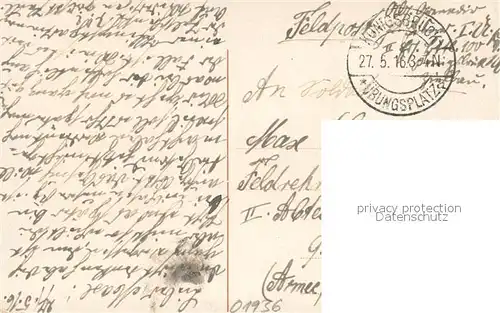 AK / Ansichtskarte Koenigsbrueck Teilansicht und Rathaus m. Springbrunnen Feldpost Koenigsbrueck