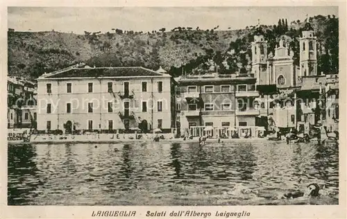 AK / Ansichtskarte Laigueglia  Saluti dall Albergo Leigneglia Laigueglia 