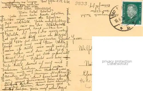 AK / Ansichtskarte Bad_Elster Ubrechtshof Aussenansicht Bad_Elster