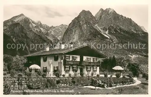 AK / Ansichtskarte Schmoelz_Grainau Pension Nelkenhaus Aussenansicht Schmoelz Grainau