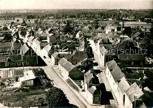 AK / Ansichtskarte Breil sur Merize_Le Fliegeraufnahme Route de Connerre et entree du Bourg Breil sur Merize_Le