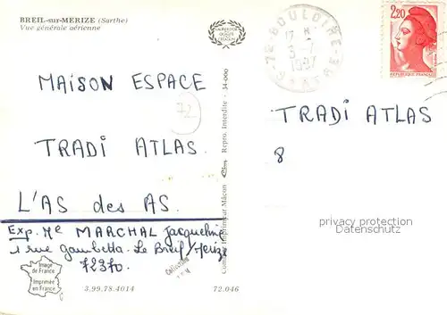 AK / Ansichtskarte Breil sur Merize_Le Fliegeraufnahme Vue generale  Breil sur Merize_Le