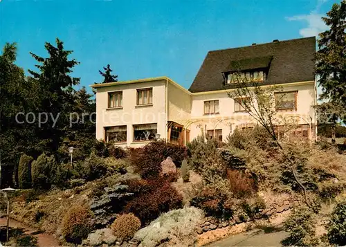 AK / Ansichtskarte Rossbach_Wied Hotel Haus Tanneck Aussenansicht Rossbach Wied