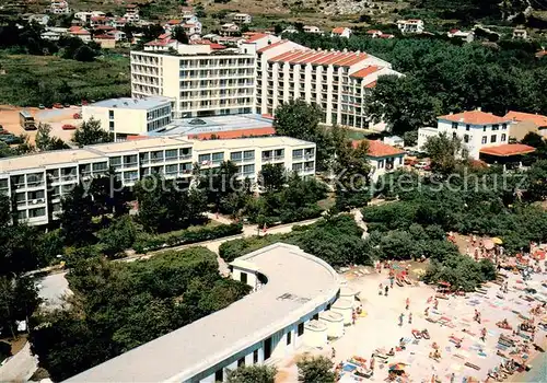 AK / Ansichtskarte Baska_Otok_Krk Fliegeraufnahme Hotel Corinthia und Strand Baska_Otok_Krk