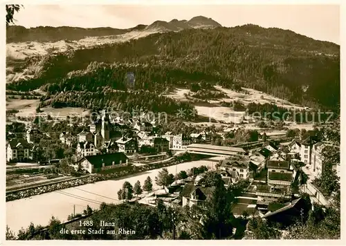 AK / Ansichtskarte Ilanz_GR Panorama Ilanz_GR