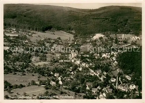 AK / Ansichtskarte Waldhilsbach Fliegeraufnahme Waldhilsbach