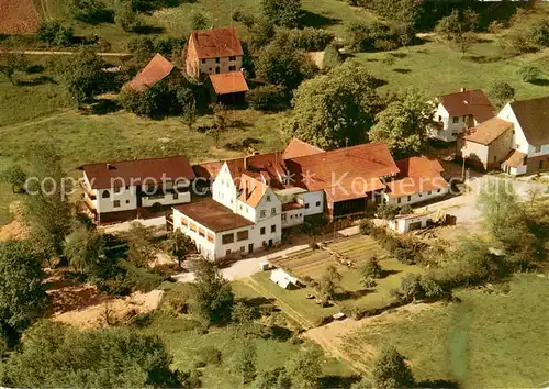 AK / Ansichtskarte Heimbuchenthal Gasthof Pension Heimathenhof Fliegeraufnahme Heimbuchenthal