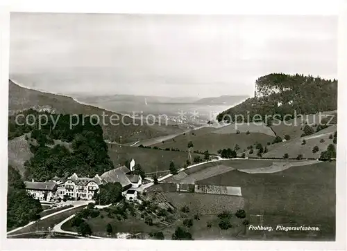 AK / Ansichtskarte Frohburg_BL Hotel Frohburg Fliegeraufnahme 
