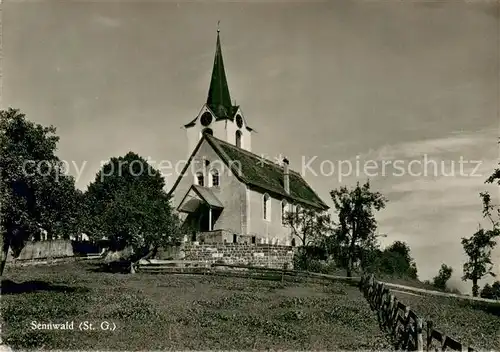 AK / Ansichtskarte Sennwald_SG Kirche 