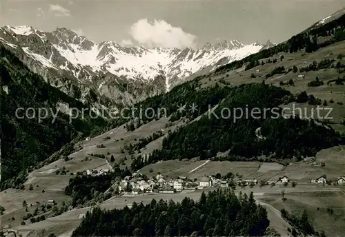 AK / Ansichtskarte Valens_SG Graue Hoerner und Piz Sol 