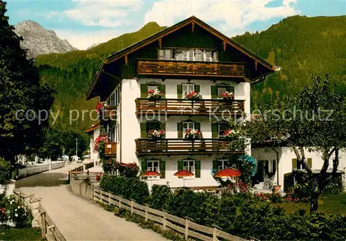 AK / Ansichtskarte Bayrischzell Haus Theresia Aussenansicht Bayrischzell