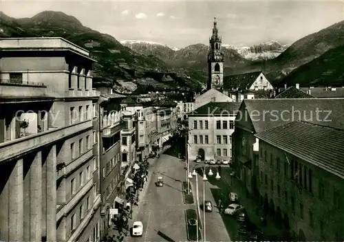 AK / Ansichtskarte Bozen_Suedtirol Panorama mit dem Rosengarten Bozen Suedtirol
